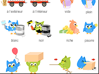 Fiche gratuite, les contraires en maternelle