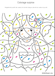 Coloriage magique pour enfants de maternelle