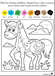 Coloriage magique pour enfants de maternelle