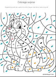 Coloriage magique pour enfants de maternelle