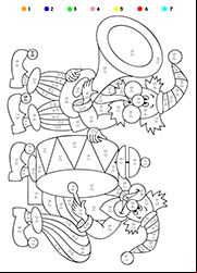 Coloriage magique, additions et soustractions