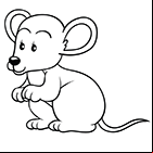 Coloriage une souris