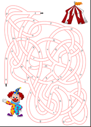 Jeu de labyrinthe pour apprendre l'alphabet