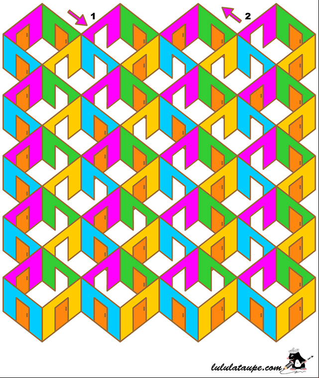 Labyrinthe gratuit à imprimer, difficile