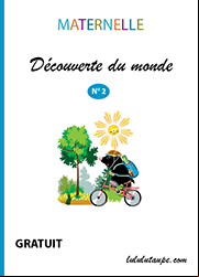 Cahier de vacances, maternelle, découverte du monde numéro 2
