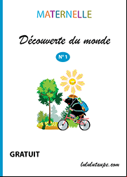 Cahier de vacances, maternelle, découverte du monde