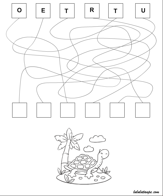 Jeu de lettres gratuit pour enfants de 6 ans et plus