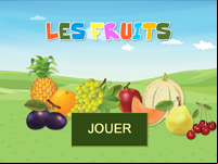 Jeu des ombres, les fruits